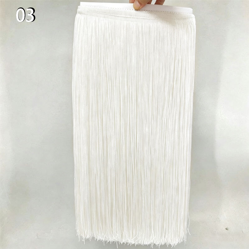 Fringe Ribbon Sewing - 1M 100cm幅のレースフリンジトリム、タッセルフリンジトリミング、ラテンドレス、ステージ衣装アクセサリー、レースリボンタッセル