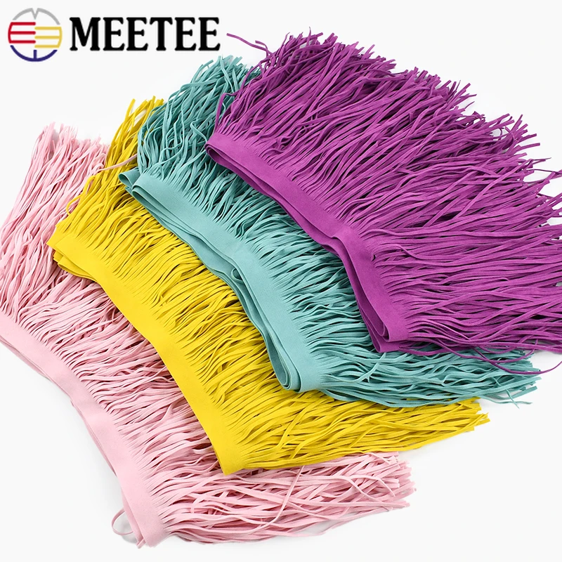 Fringe Ribbon Sewing - 2-5 メートル 15 センチメートルスエードタッセルフリンジレースリボンカーテンステージドレス装飾トリミングステッチフリンジ DIY 縫製アクセサリー
