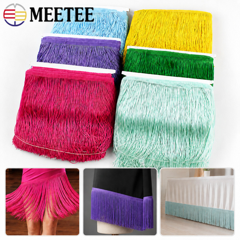 Fringe Ribbon Sewing - 10Y 10-30 センチメートルタッセルフリンジラテンドレス衣類バッグレーストリムリボンスカートカーテン装飾トリミング DIY 縫製アクセサリー