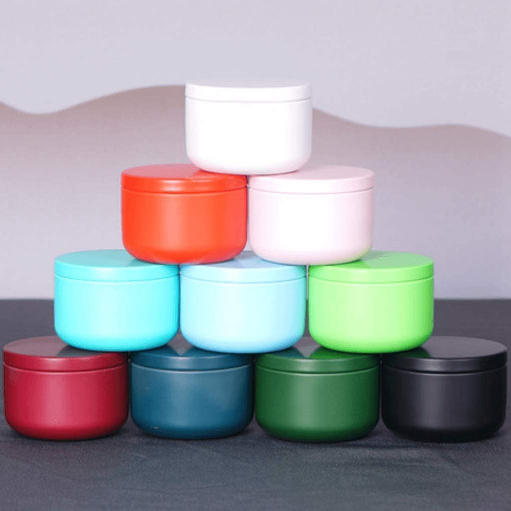Craft Embellishment Storage - 密閉型ティー缶,気密プレート付き容器,ミニポータブルコンテナ,コーヒースパイス,ジュエリー製造用