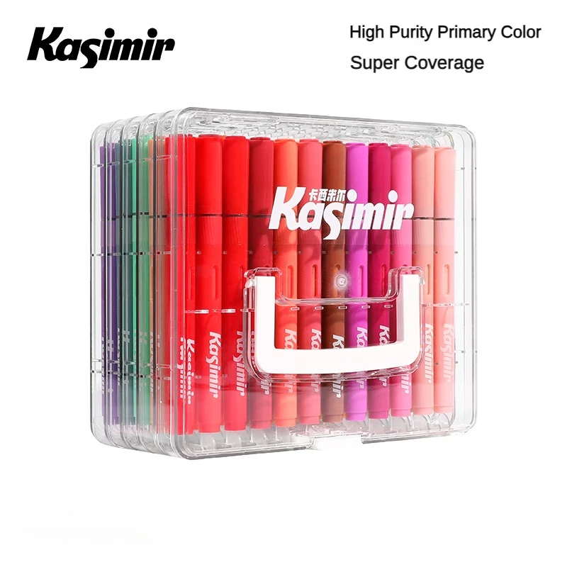 Copic Marker Classic - カシミール-直接液体アクリルマーカー、ソフトブラシペイントペン、マンガグラフィティクラフト、学校画材、文房具、84色、24色