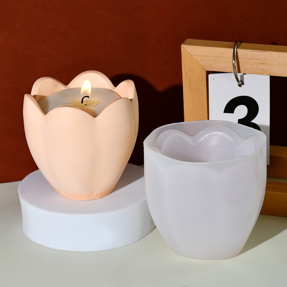 チューリップキャンドルホルダーシリコーン金型花樹脂石鹸箱作成 - Craft Embellishment Storage のレビューと価格