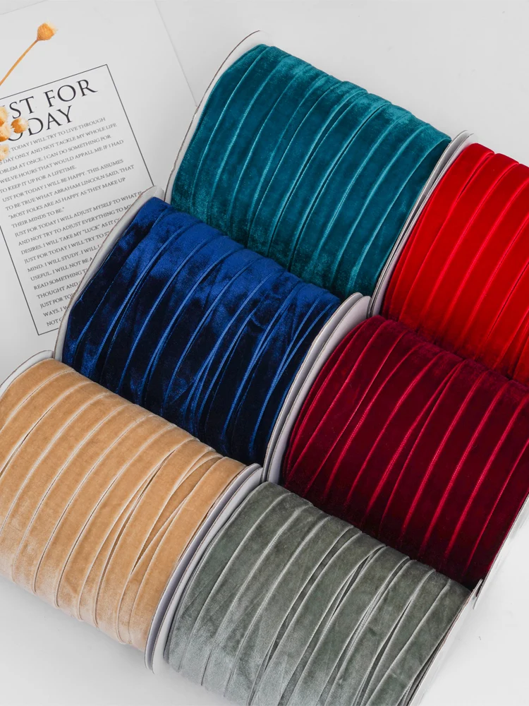 ギフト包装用スプール付きベルベットリボンロール、結婚式の工芸 - Velvet Ribbon Roll のレビューと価格