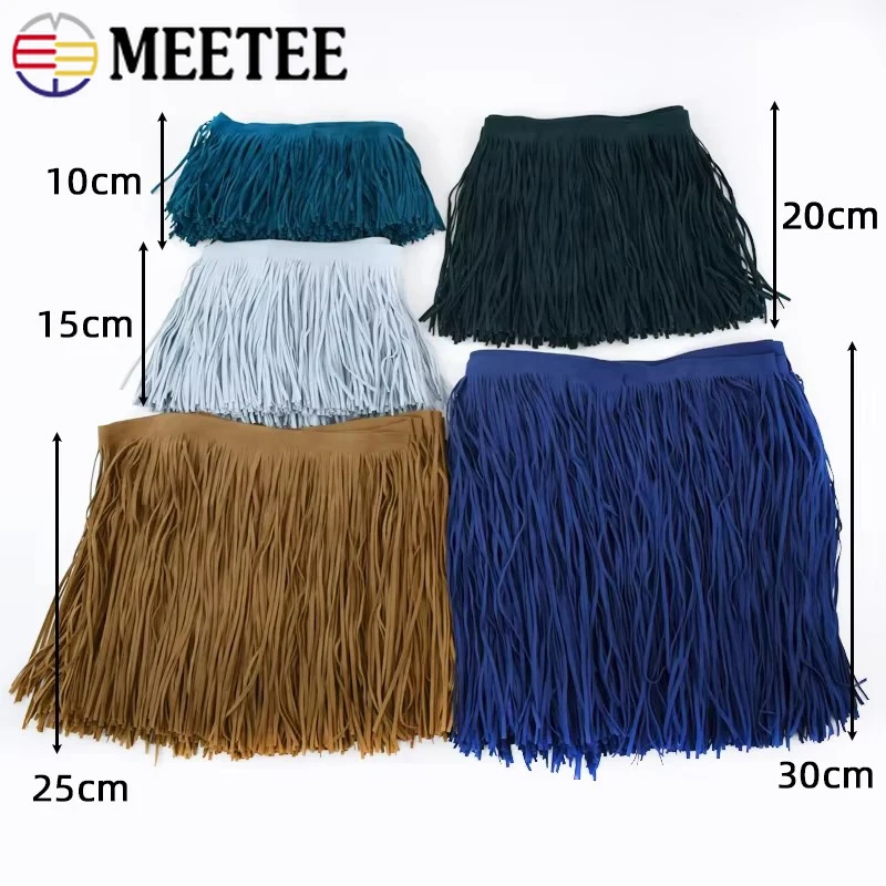 2 メートルフリンジリボン 10-30 センチメートル革スエ - Fringe Ribbon Sewing のレビューと価格