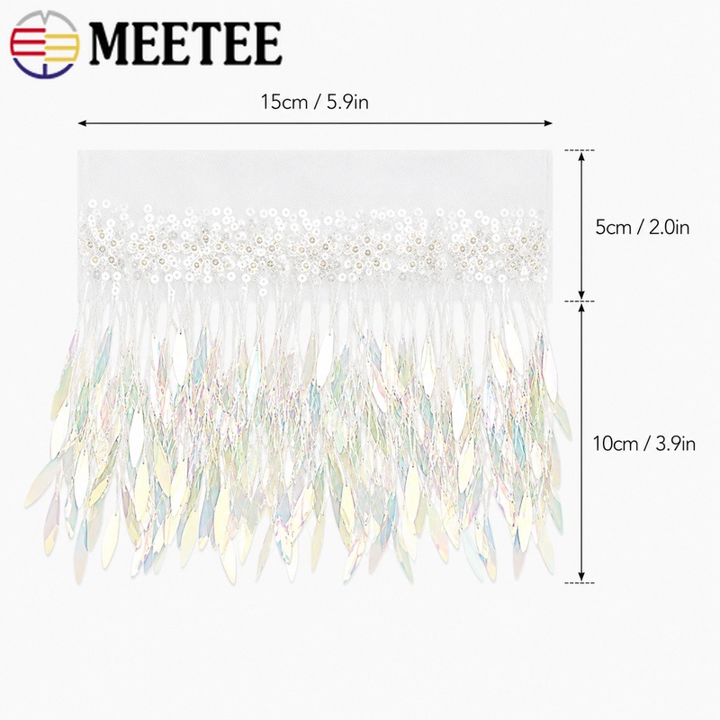 3/5/10ヤード 15cm メッシュタッセル フリンジ ス - Fringe Ribbon Sewing のレビューと価格