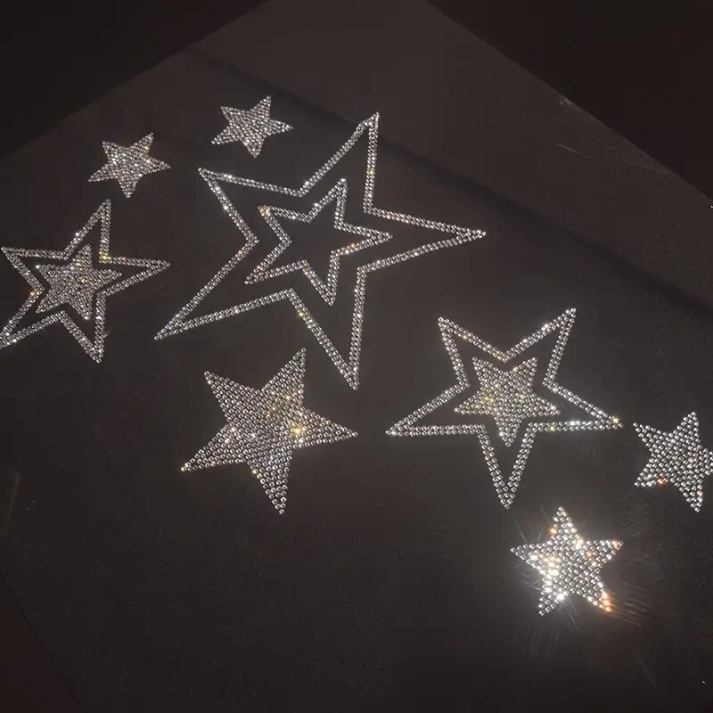 きらめくラインストーン ホットスタンピング レタースター D - Hotfix Rhinestone Sheet のレビューと価格