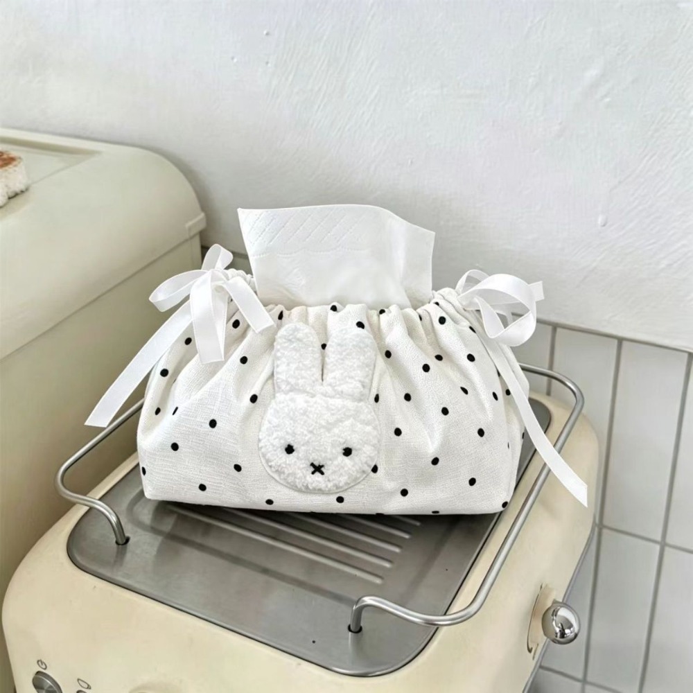 かわいいミッフィー波刺繍巾着ティッシュインベッドルーム収納袋 - Craft Embellishment Storage のレビューと価格