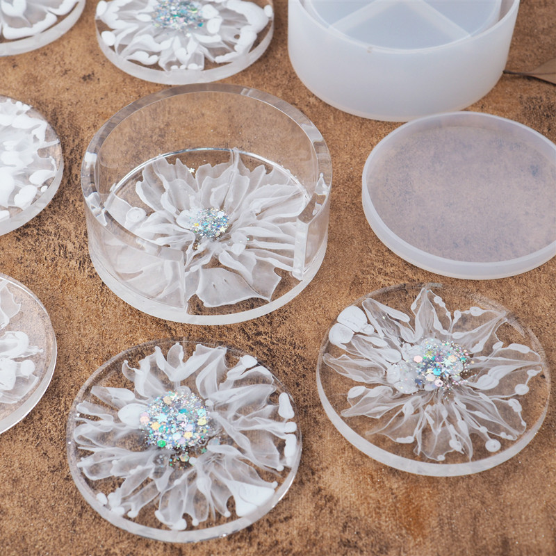 SNASAN コースターカップマットシリコンモールド樹脂収納 - Craft Embellishment Storage のレビューと価格
