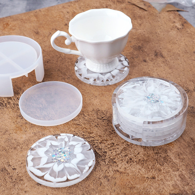 SNASAN コースターカップマットシリコンモールド樹脂収納 - Craft Embellishment Storage のレビューと価格