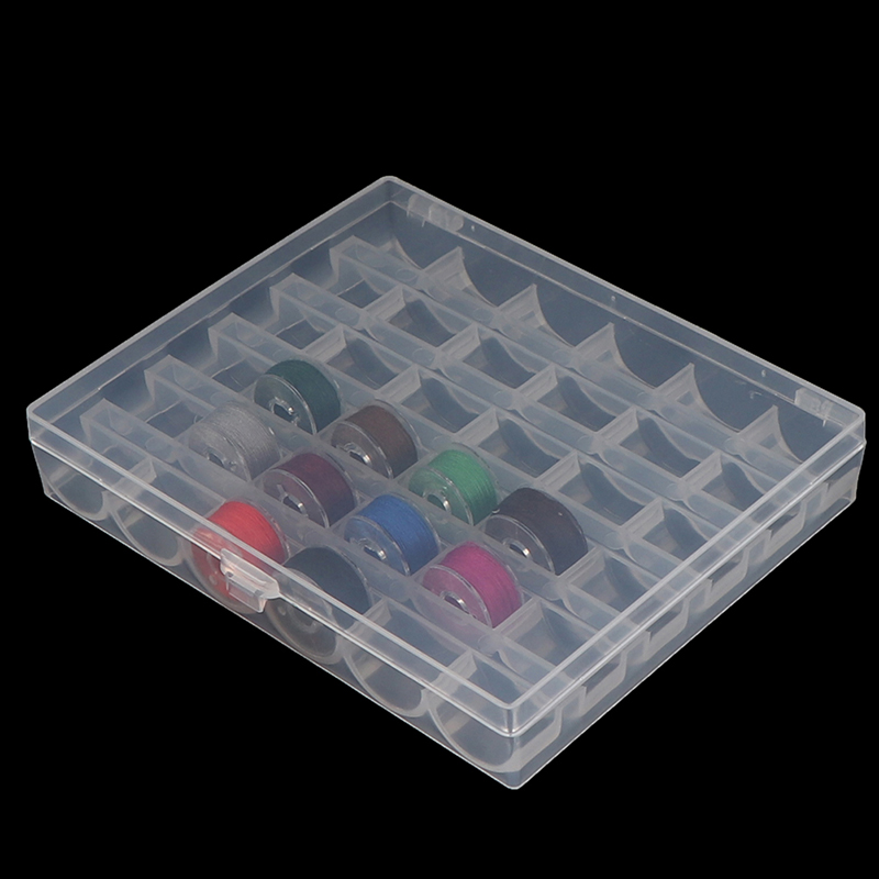 1pc 36 スプール空のボビン収納ボックス縫製アクセサリー - Craft Embellishment Storage のレビューと価格