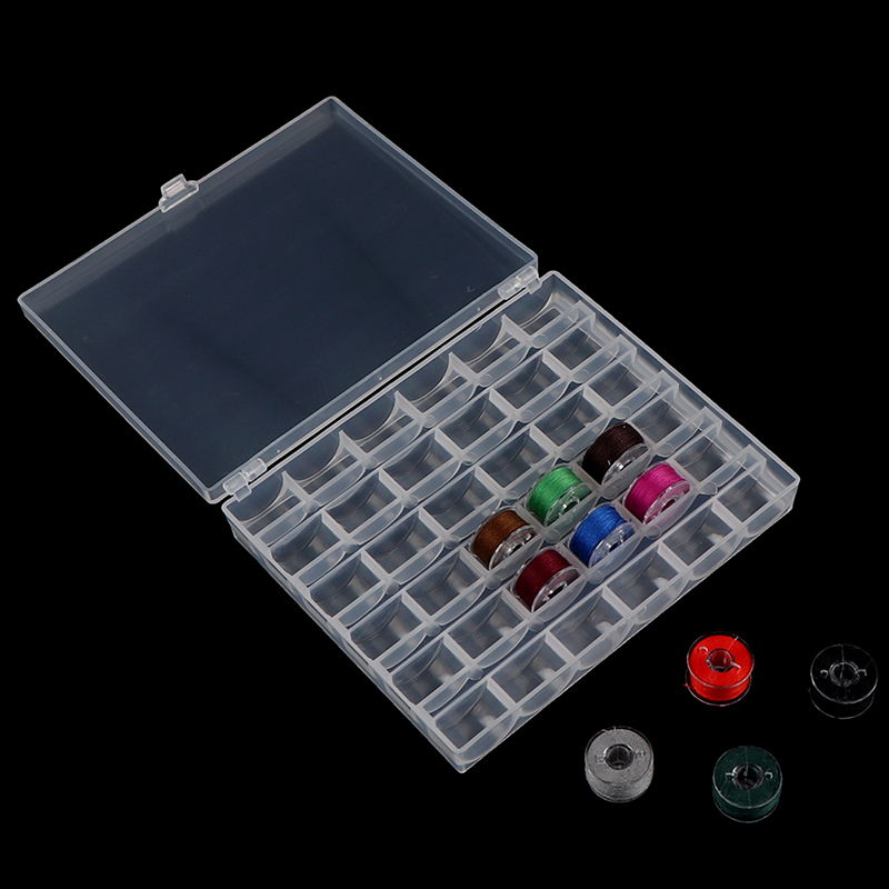 1pc 36 スプール空のボビン収納ボックス縫製アクセサリー - Craft Embellishment Storage のレビューと価格