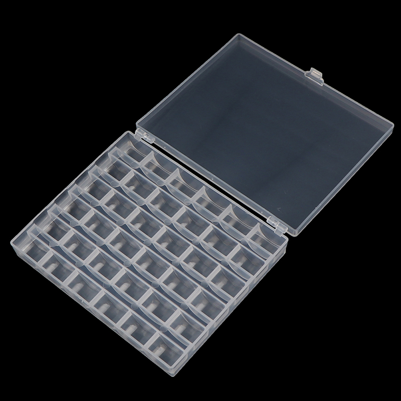 1pc 36 スプール空のボビン収納ボックス縫製アクセサリー - Craft Embellishment Storage のレビューと価格