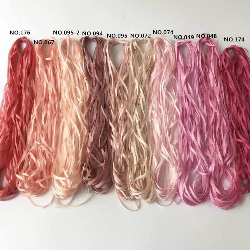 4mm 10-50mts/ロール 100% 純粋なシルクリボ - Velvet Ribbon Roll のレビューと価格