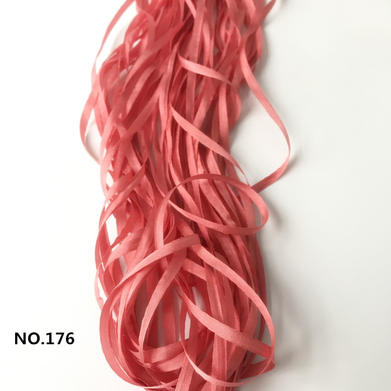 4mm 10-50mts/ロール 100% 純粋なシルクリボ - Velvet Ribbon Roll のレビューと価格