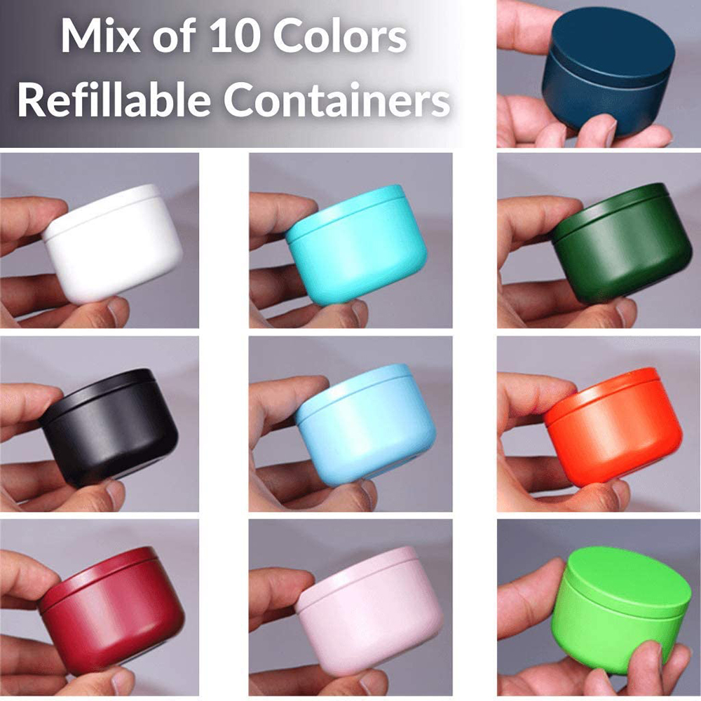 密閉型ティー缶,気密プレート付き容器,ミニポータブルコンテナ - Craft Embellishment Storage のレビューと価格