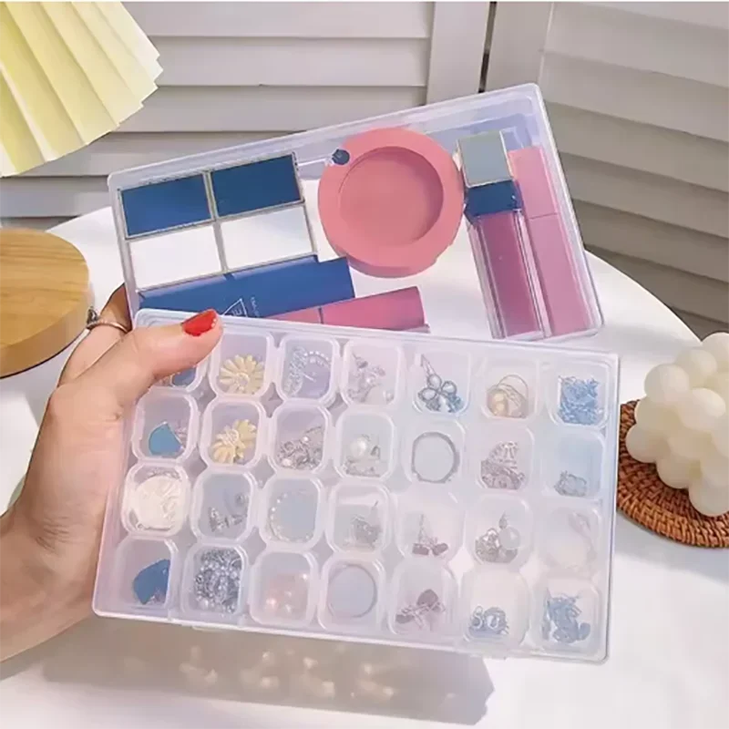 28グリッドダイヤモンドペインティングツール収納ボックス、ダ - Craft Embellishment Storage のレビューと価格